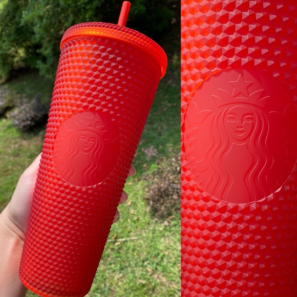 . Starbucks Matte Studded Red Tumbler Cup